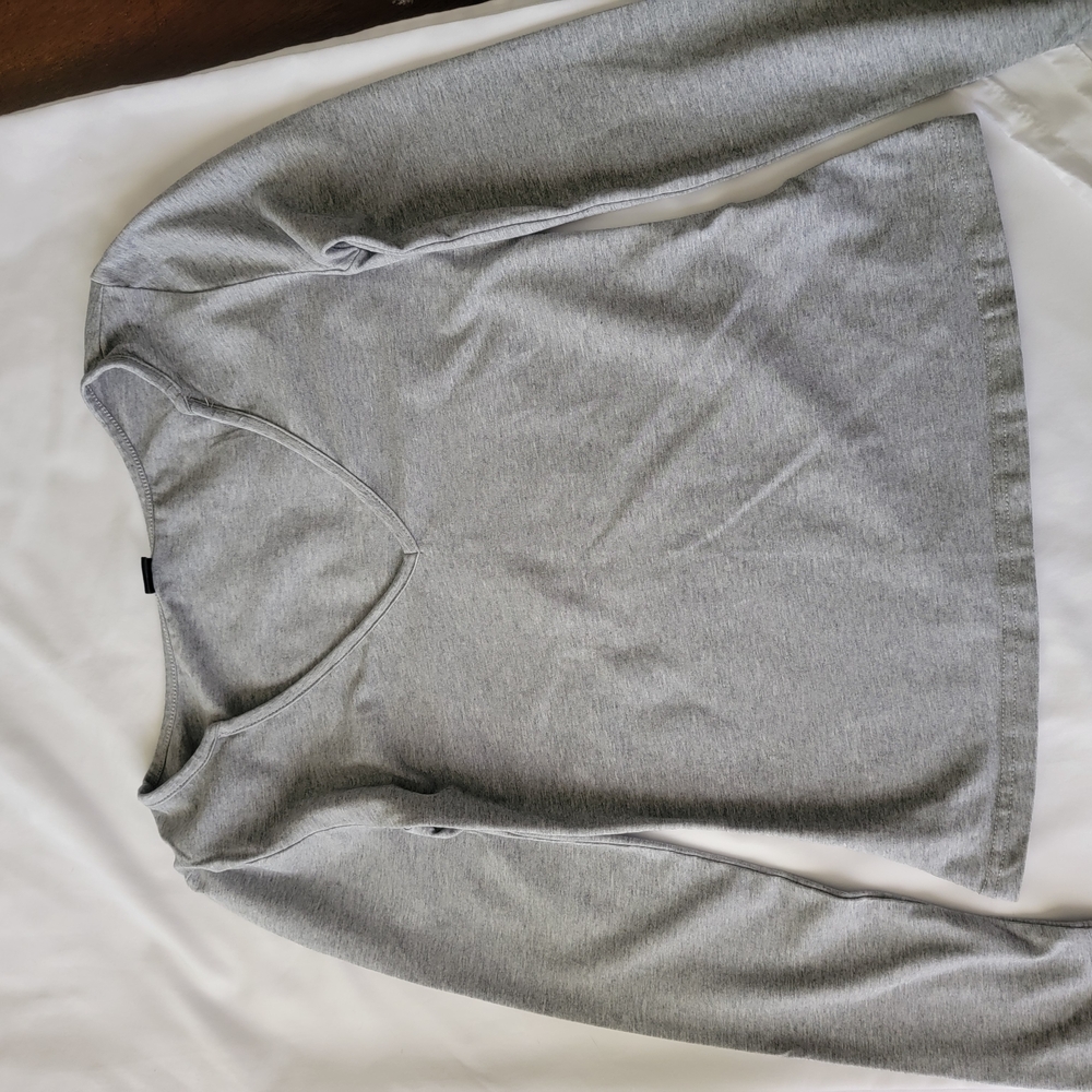 SHEIN Gray Long Sleeve Tee